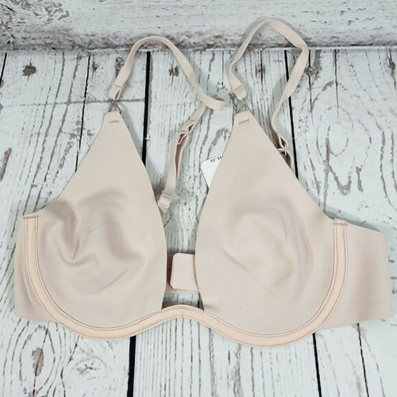 Free People Intimately Bra 32C Ari Underwire Stretch Convertible Moon Cake Pink - Picture 2 of 9